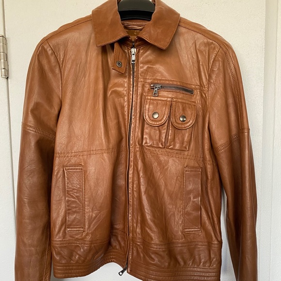 Theory | Trucker Style Leather Jacket LIKE NEW!! - Picture 8 of 8